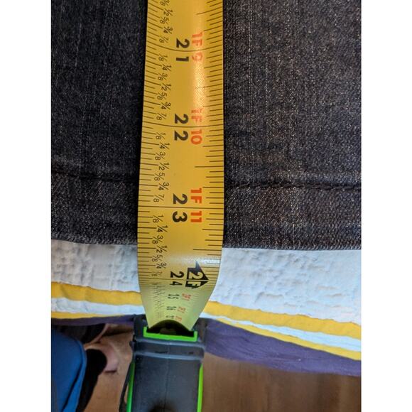 Christopher & Banks Denim Zip Front Collar Elastic Back Insert Vest Womens' Sz M - Picture 7 of 9